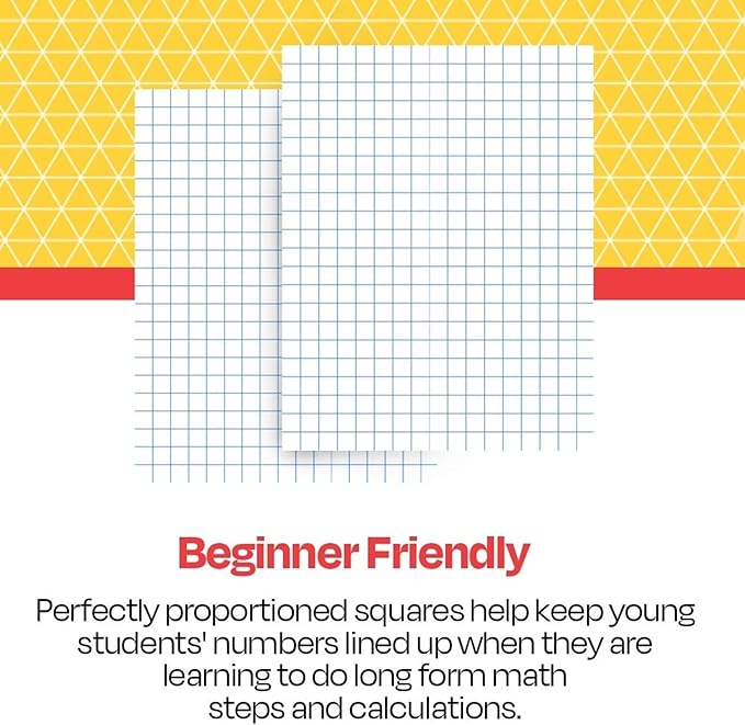 School Smart Graph Paper, 8-1/2 x 11 Inches, 1/10 Inch Ruling, White, 500 Sheets
