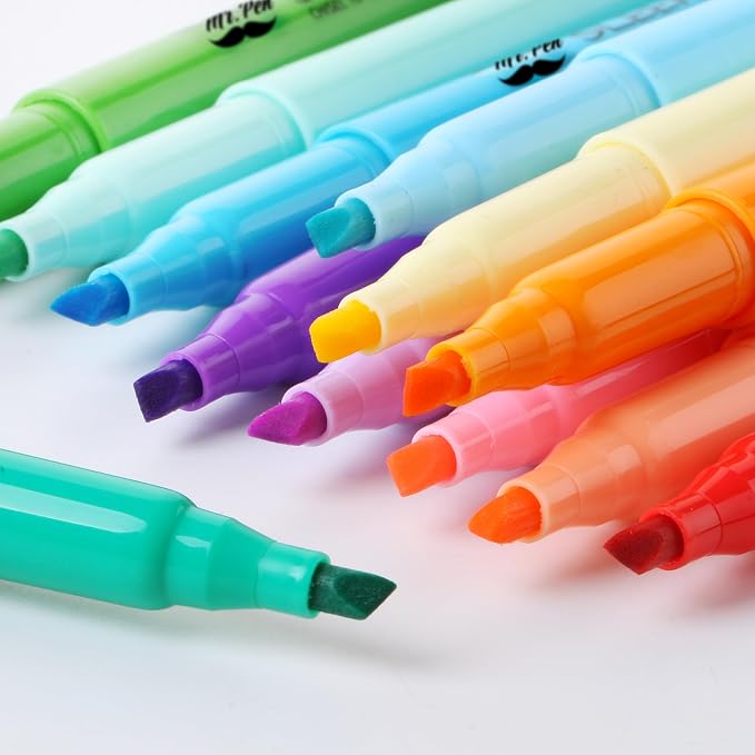 Mr. Pen- Highlighters, 36 Pack, Assorted Colors, Chisel Tip, Quick-Dry | Smear-Resistant, Odorless Highlighters for School, Office & Journaling