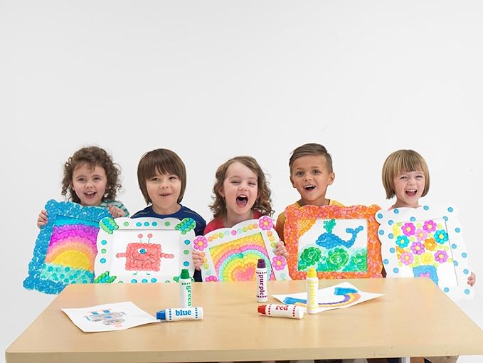 Do A Dot Art! Brilliant Colors 6 Pack Washable Paint Dot Markers Daubers for Children, The Original Dot Art Marker, Made in the USA