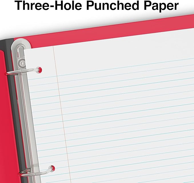 STAPLES College Ruled Filler Paper, 8” x 10.5”, White, 360/Carton