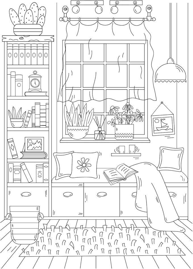 Jekohor Spring Theme Adult Coloring Book - 9x12 Inch Large Single-Sided Pages, 200gsm Thick Paper for Markers & Watercolor, Easter Gift for Women - Coloring Books for Adult Relaxation