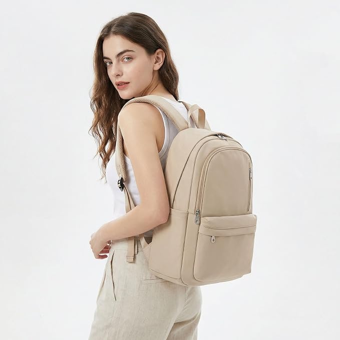 BAGOK Lightweight Nylon Backpack for Women & Men – Foldable, Large Capacity, Ideal for School, Travel & Work
