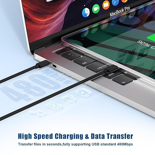 iPhone 17 16 15 Charger/6ft Type C to C Charging Cable Cord Long,USB C Fast Charging Block Plug for Apple iPhone 17 Pro Max/17 Air/16 Pro/16/15 Plus/AirPods/iPad/mini Plug Cube Birck Box Power Adapter