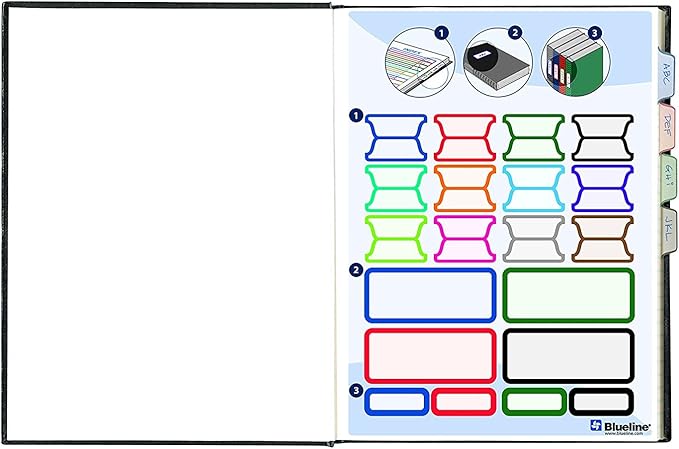 Blueline Business Notebook, 4 x 4 Quad Ruled, 9.25" x 7.25", 192 Pages (A9Q)
