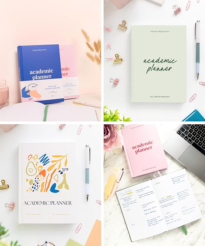 Lamare Academic Planner 2026-2027 – Undated Weekly College Student Planner for Homeschool, High School, College & Nursing Students