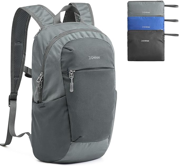 G4Free 18L Lightweight Packable Hiking Backpack for Men Women | Small Foldable Daypack for Travel Camping Trip
