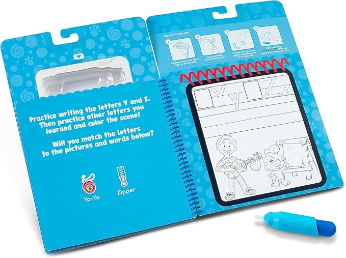 Blue's Clues Water Wow Activity Book Set - Bundle with 3 Blue's Clues Reusable Activity Books with Shape Recognition, Search and Find Games, Stickers More | Blues Clues Mess Free Coloring Pad