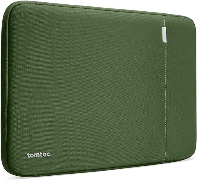 tomtoc 360° Protective Laptop Sleeve for 16-inch MacBook Pro M5 Pro/Max (2026) A3428 A3429, M4/M3/M2/M1 A3403 A3186 A2991 A2780, Water-Resistant MacBook Case Bag with Accessory Pocket Fits Dell XPS 16