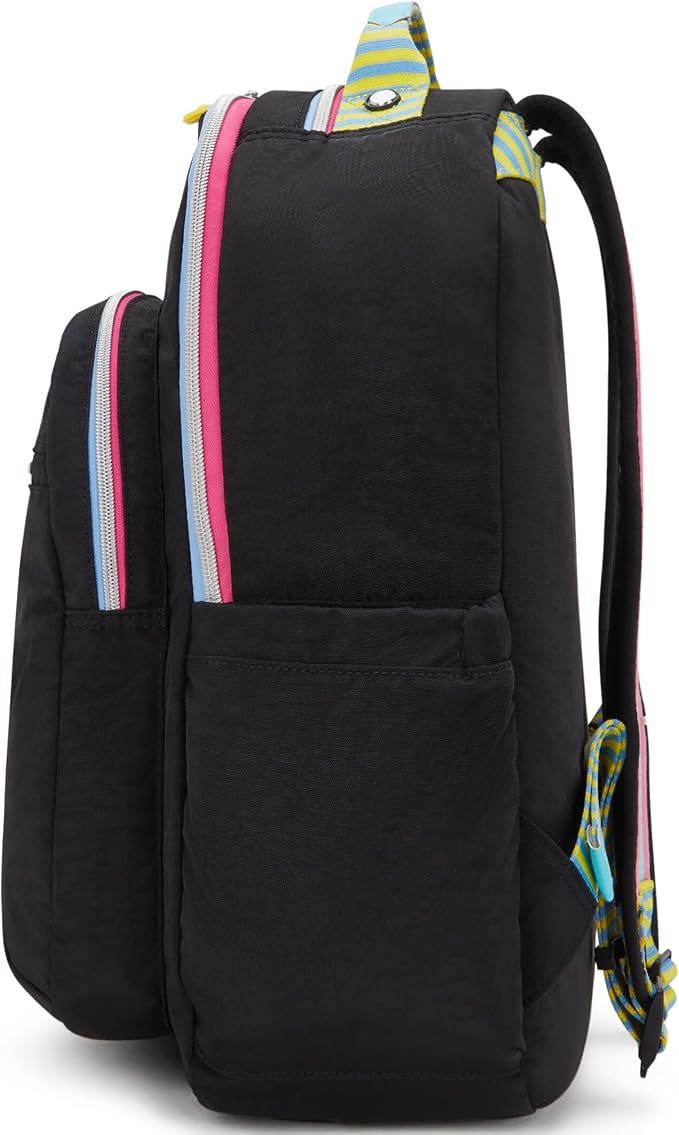 Kipling Women's Seoul 15" Laptop Backpack, Durable, Roomy with Padded Shoulder Straps, Built-In Protective Sleeve