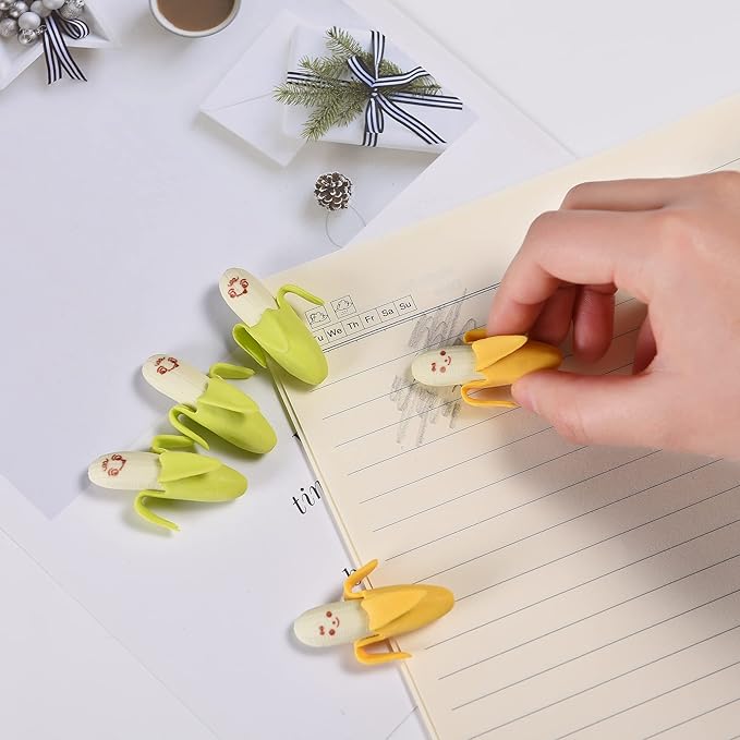 Mini Banana Erasers for Kids Bulk, 32 Pcs Small Cute Fruit Food Erasers for Home Classroom Reward Farty Favor