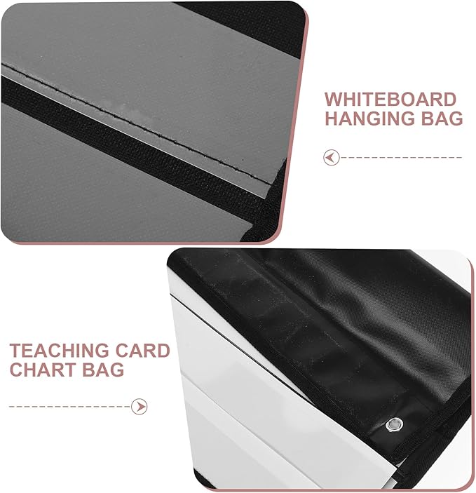 1 Pocket Chart with 10 Dry Erase Cards Classroom Pocket Chart Scheduling Pocket Chart for Daily Schedule Activities Class Demonstrations Black