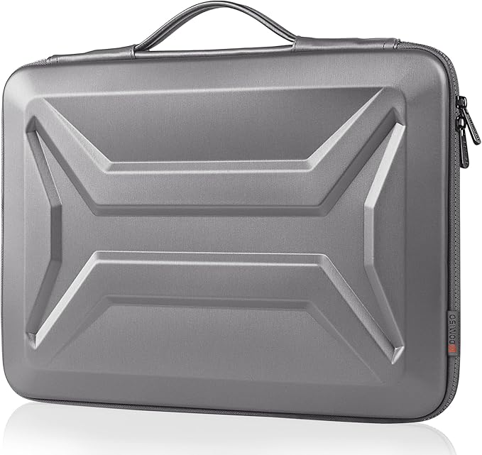 DOMISO 18 Inch Laptop Hard Case, Waterproof Shockproof Hard Shell Protective Laptop Sleeve with Handle for 18 Inch ASUS ROG Strix SCAR 18 G18 2025/2024/2023 Gaming Laptop,Silver