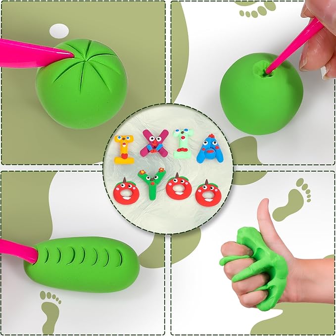Ixiaoyoo Air Dry Clay, 100 Colors Modeling Clay for Kids, Safe & Non-Toxic, DIY Model Art & Crafts Toys with Sculpting Tools, Home Party Favors, Birthday Toys Gift for Ages 3-12 Boys & Girls