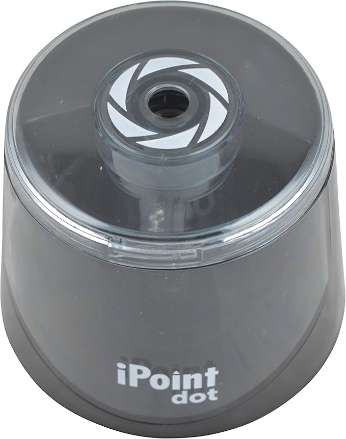 Westcott iPoint Dot Battery Pencil Sharpener, Battery Powered, 17553