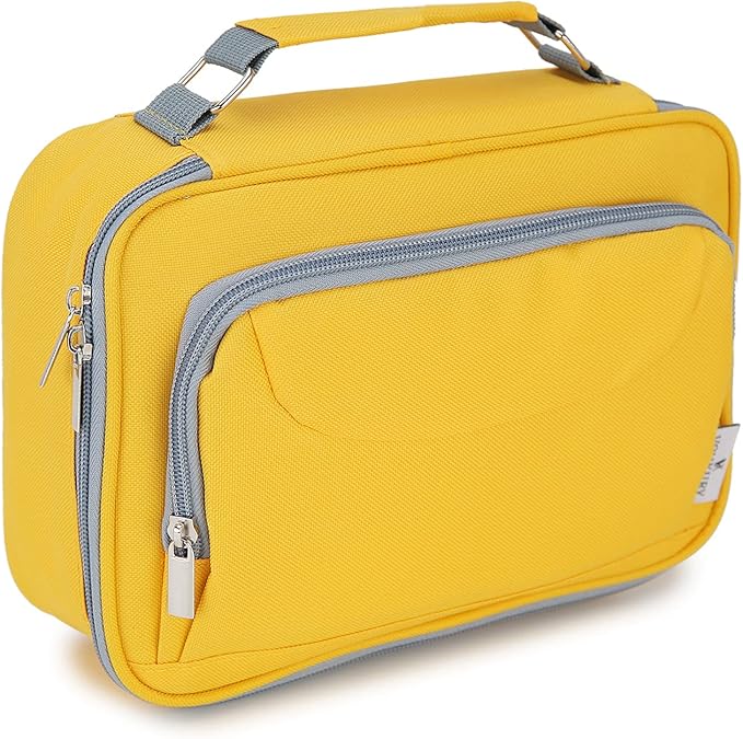 Large Pen Pencil Case,VONXURY High Capacity Art Colored Pencil Pouch Portable Stationery Organizer With 2 Detachable Layers 54 Slots Multiple Zipper Pockets for School Office College