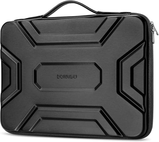 DOMISO 13 inch Laptop Sleeve with Handle, Shockproof & Waterproof EVA Protective Laptop case, Laptop Sleeves for 13-13.3-inch Laptops / 13.3-inch HP, Dell, ASUS, Lenovo Laptops, Black
