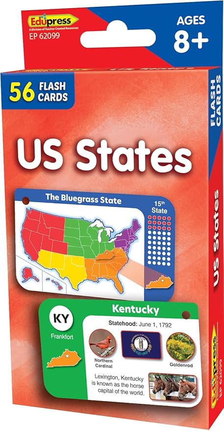 Teacher Created Resources US States Flash Cards (EP62099)