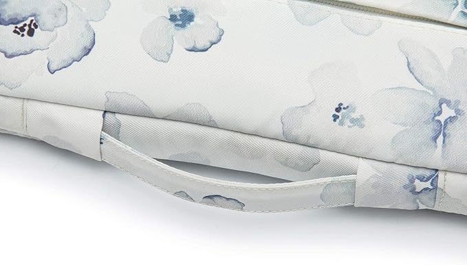Kinmac 360° Heavy Duty Protective Laptop Sleeve Case Bag Cover with Handle for MacBook Air 13 inch,iPad Pro 13 inch and 13.3 inch HP,Dell,Lenovo,Asus,Acer Laptop (Ink Flower)