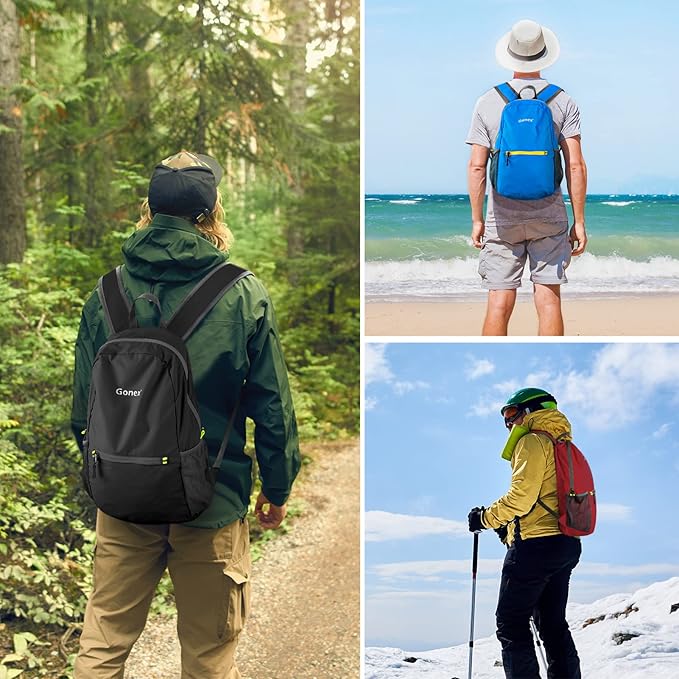 Gonex Ultra Lightweight Packable Backpack Daypack Handy Foldable Camping Outdoor Travel Cycling Backpacking