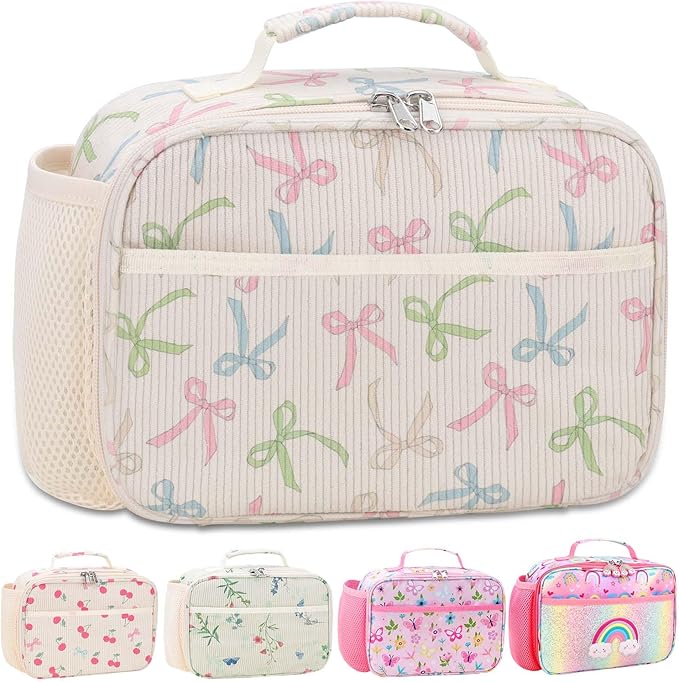 RHCPFOVR Kids Lunch Bag - Insulated Lunch Box for Boys Girls,Washable Lunch Bag and Reusable Toddler Leak-proof Lunchbox for School and Daycare