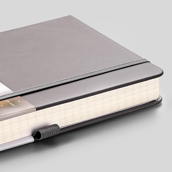 EMSHOI Dotted Journal Notebook, 256 Pages, A5 Size (5.7'' x 8.3'')