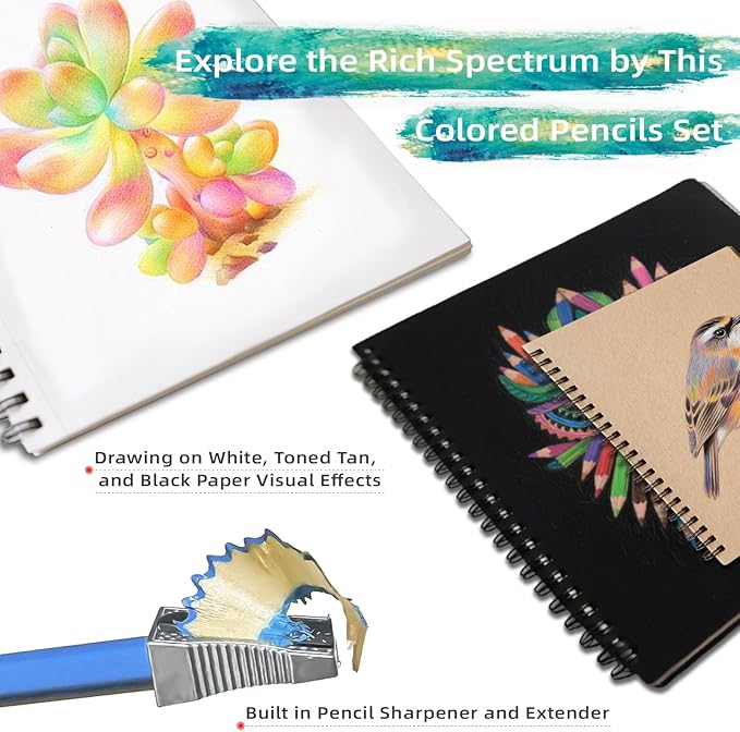 36 Colored Pencils Professional Coloring Pencils Artist Sketch Drawing Color Pencil for Kids and Adults Art Color Pencil Set