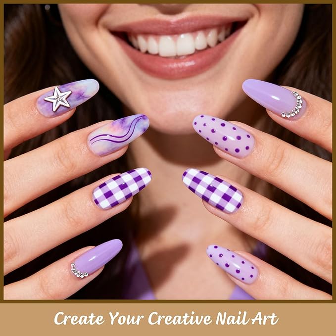 Artdone Nail Art Brushes and Dotting Tools Kit 11PCS Gel Polish Liner Design Pens for Nail Decorations Supplies Drawing and Nail Paint Brushes Small Detail Accessories Brushes