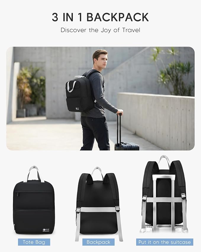Lightweight Personal Item Bag 17x10x9 Ultralight 0.5lb Foldable Travel Backpack for Women Men College Casual Daypack