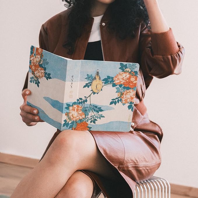 KOKONOTE Planner 2026-2027 Hokusai - Planner for Women 17 Month (Aug 26/ Dec 27) | Weekly & Monthly Academic Planner 2026-2027 | 6.4" x 7.9" | Hardcover Agenda 2026 | Thick paper 120 g/m²