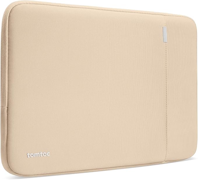 tomtoc 360° Protective Laptop Sleeve for 15-inch New MacBook Air M5/A3448 (2026), M4/A3241, M3/A3114, M2/A2941, Water-Resistant Laptop Case Fits 15-inch MacBook Pro A1990 A1707 & Surface Laptop AI PC