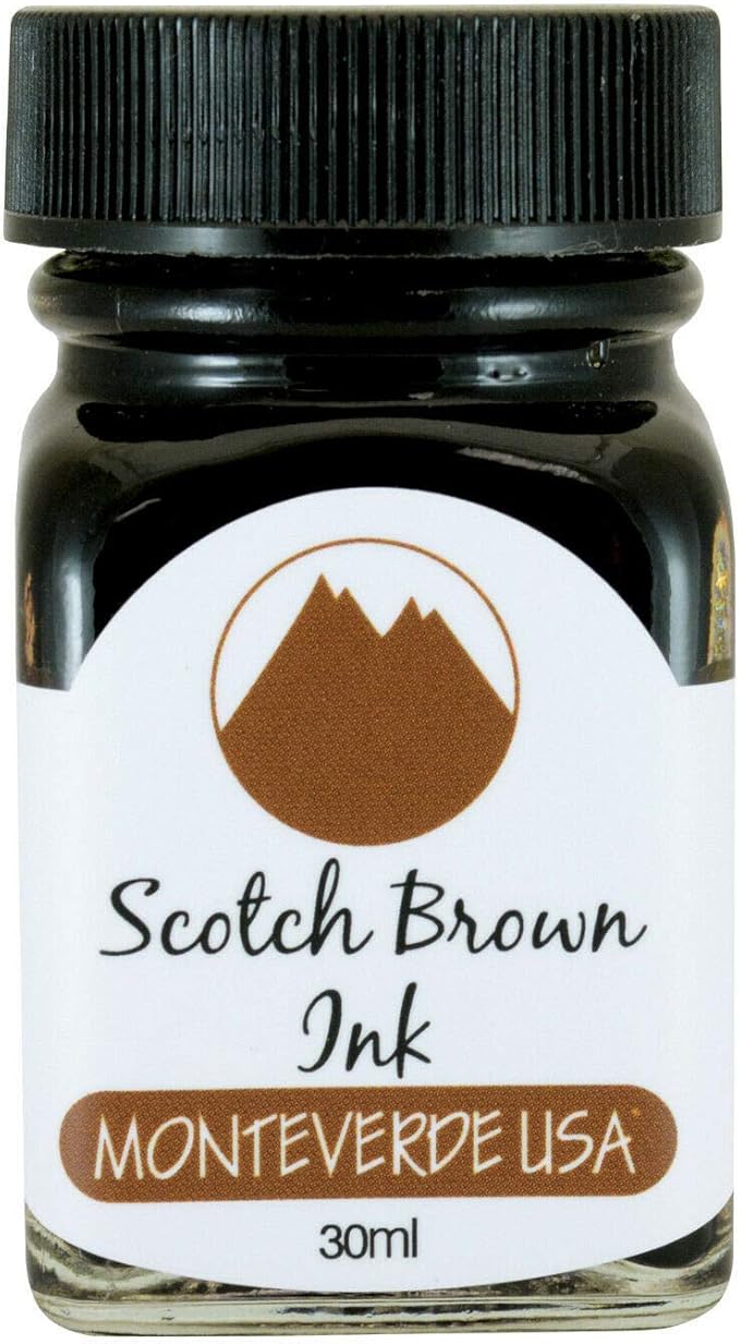 Monteverde USA Ink with ITF Technology, 30 ml Scotch Brown (G309SB)