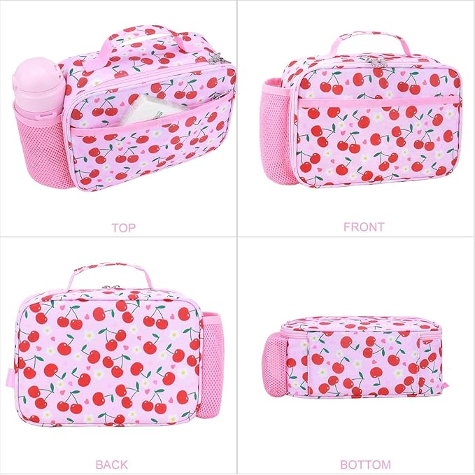RHCPFOVR Kids Lunch Bag - Insulated Lunch Box for Boys Girls,Washable Lunch Bag and Reusable Toddler Leak-proof Lunchbox for School and Daycare