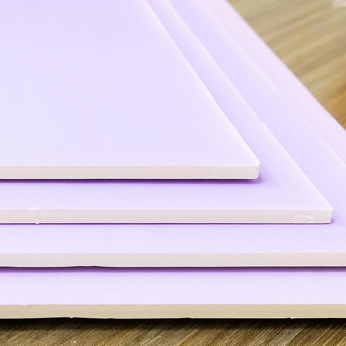 BAZIC Products Foam Board 20" X 30" Lavender, Colored Foam Boards 3/16 Inch Thickness, 4 Count, Presentation Signboards School Craft Project Framing Display
