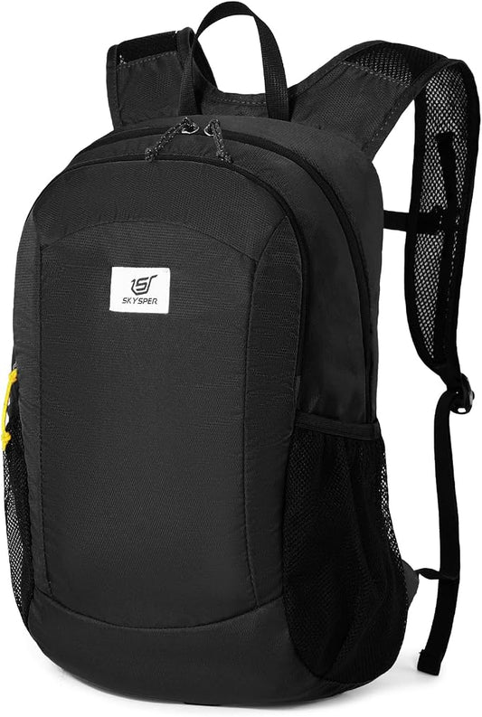 SKYSPER Hiking Backpack Ultralight Packable RFID Travel Daypack Small Nylon Stuff Pack 16L Outdoor Bag for Women Men