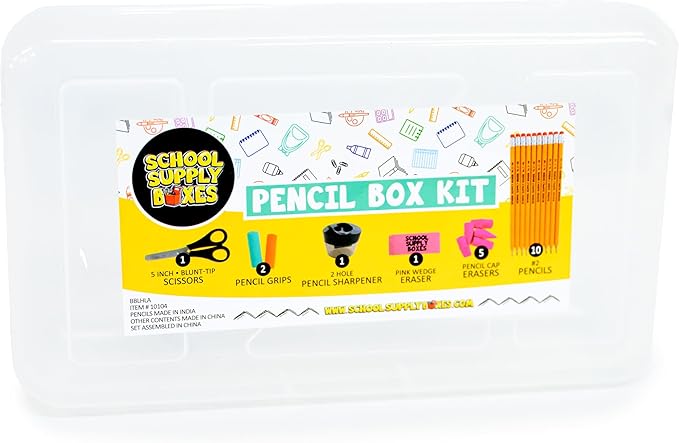School Supply Boxes | K-5 Pallet (180 Boxes) | Back to School Essentials Kit for Students & Teachers | Includes Wide-Ruled Paper Products, Crayons, Markers, Colored Pencils, & More