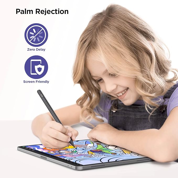 DEGGE Stylus Pen for iPad 2018-2025, 15Mins Fast Charge for Apple Pencil, Palm Rejection, Compatible with iPad A16 11/10/9/8/7/6, iPad Pro M5/M4/12.9"/11", iPad mini 7/6/5, iPad Air M3/M2/5/4/3