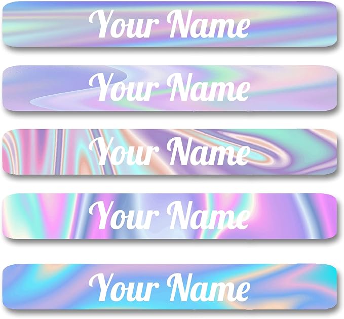 100 Pcs Personalized Labels for Kids School Supplies Waterproof, Custom Name Stickers Kids Labels for Travel, Daycare, Stationery