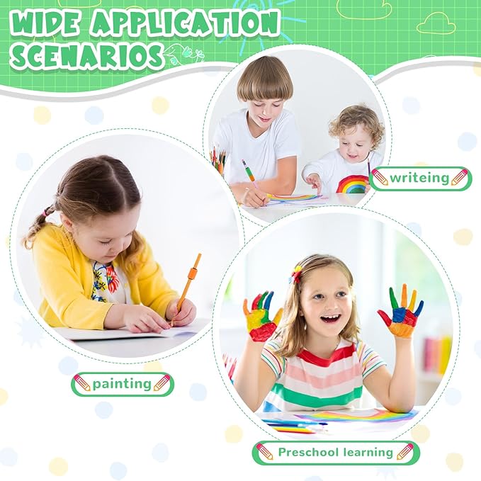 20 Pcs Pencil Weights Handwriting Aid 0.7/0.5/0.35/0.2 oz Adjustable Weights for Kid, or Special Need Improve Penmanship for Autism, Quivers, or Fine Motor Skill Disability(Soothing Tones)