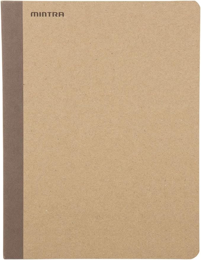 Mintra 100% Recycled Notebooks (Comp Book (7.5in x 9.75in), Plain Cover 3pk)