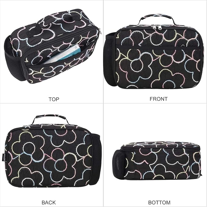 RHCPFOVR Kids Lunch Bag - Insulated Lunch Box for Boys Girls,Washable Lunch Bag and Reusable Toddler Leak-proof Lunchbox for School and Daycare