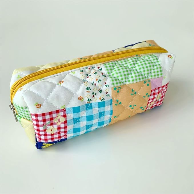Pencil Case Pen Case Office College School Storage Bag Pouch Holder Box Organizer Makeup Pouch Cosmetic Bag Aesthetic Cute Pencil Case for Girls Boys Kids (I)