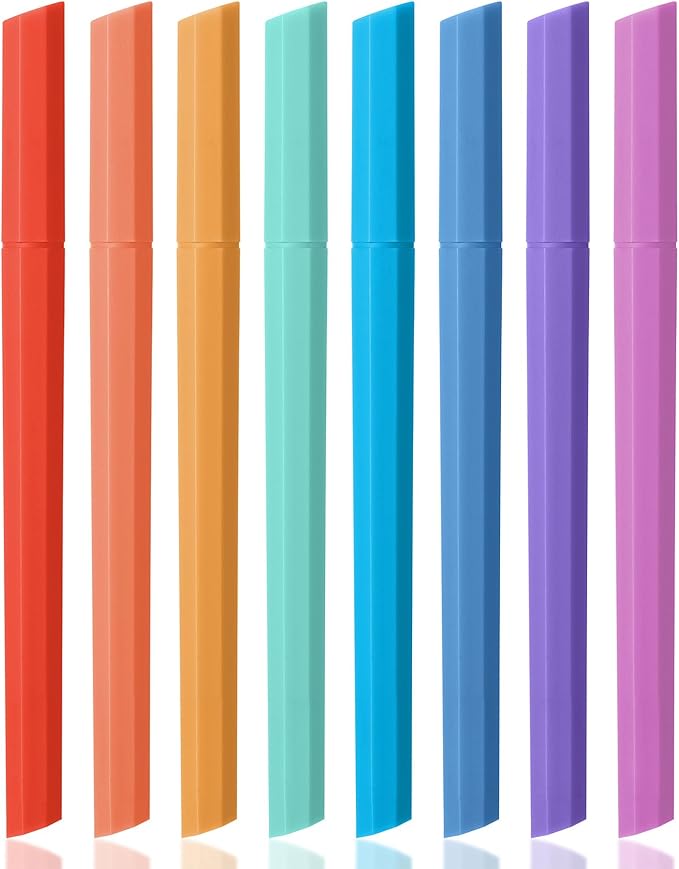 Mr. Pen- Aesthetic Highlighters No Bleed, 8 Pack, Chisel Tip, Cute Bible Highlighters Assorted Colors for Journaling, Highlighting, Underlining, Fast Dry, Back to School Supplies