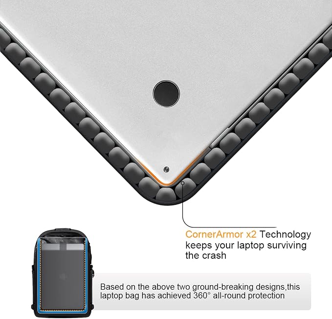 Tzowla Travel Laptop Backpack Water Resistant Anti-Theft Bag with Lock | 15.6 Inch Computer Business Backpacks with Giant Tumbler Holder Pocket for Women Men Work College Gift,Casual Daypac,Black