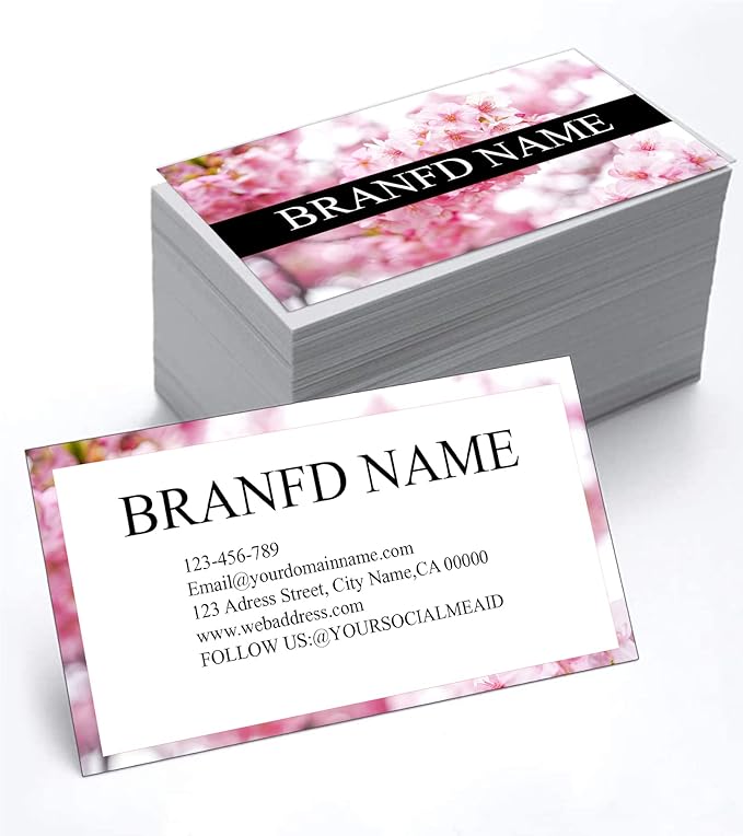 Simple Custom Premium Business Cards 500 pcs- Two Side Design, Custom Premium Business Cards 200 Full color Business Cards can Add You need to Customize 3.5" X 2"