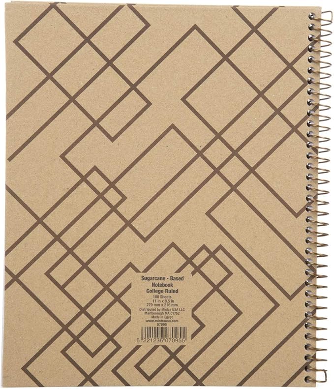 Mintra 100% Recycled Notebooks (Letter Size (8.5in x 11in), Design Set 3pk)