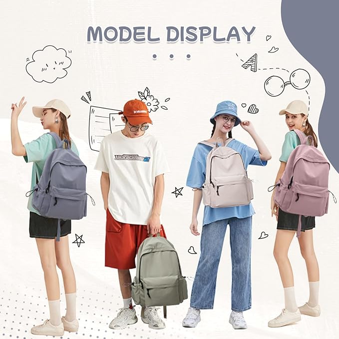 Gym Backpack for Women, Small Waterproof Lightweight Sports Yoga Travel Backpack, Dark Blue