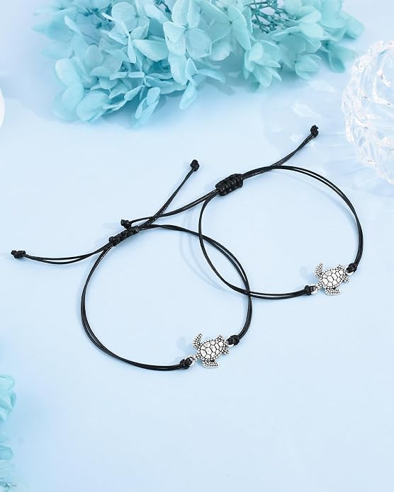 Back to School Gifts Mommy and Me Bracelet First Day of School Matching Wish Bracelets Set for Mother Daughter Son Women Teen Girls Boys Jewelry Gift