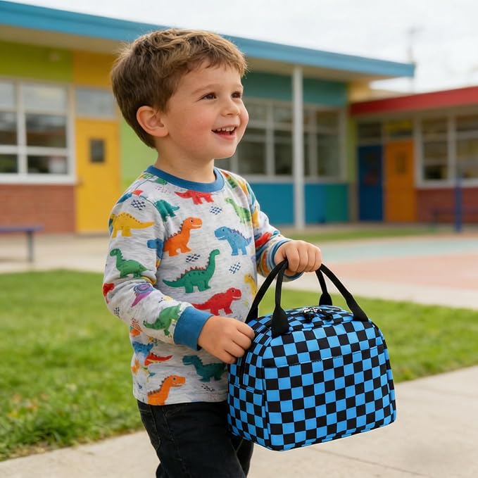 CAMTOP Boys Lunch Box Kids Insulated Lunch Bag Kids Cute Lunchbox for Boys Loncheras Para Niños