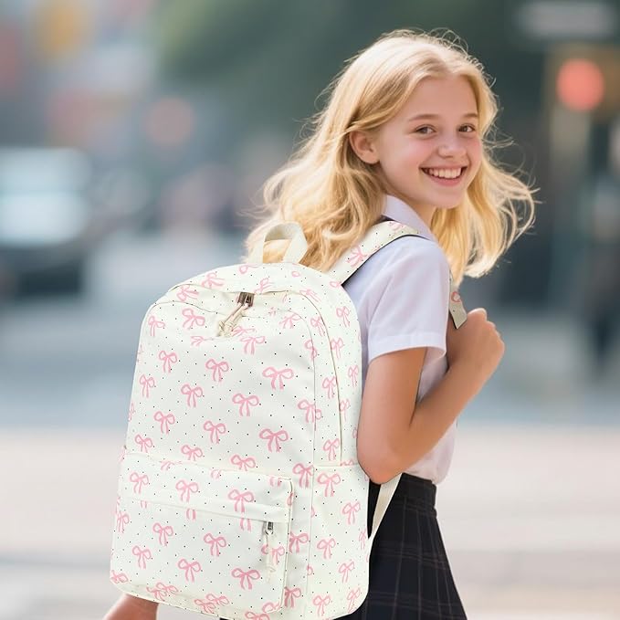 School Backpack for Teen Girls Women Laptop Backpack College Bookbags Middle School Travel Work Commuter Back Pack