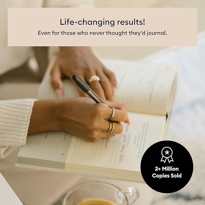 Intelligent Change The Five Minute Journal - Original Daily Gratitude Journal for Women & Men - Mindfulness, Happiness & Daily Reflection - Undated Planner - Affirmation Journal - Gifts for Women